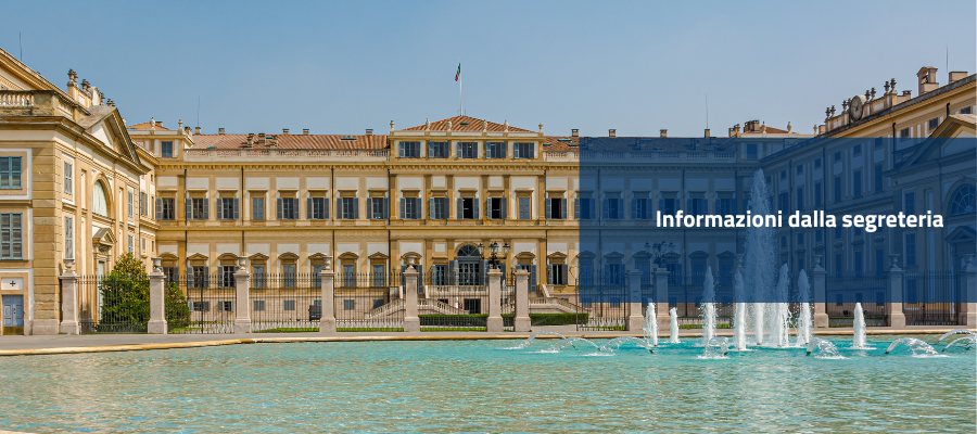 Clicca per accedere all'articolo Informazioni dalla segreteria