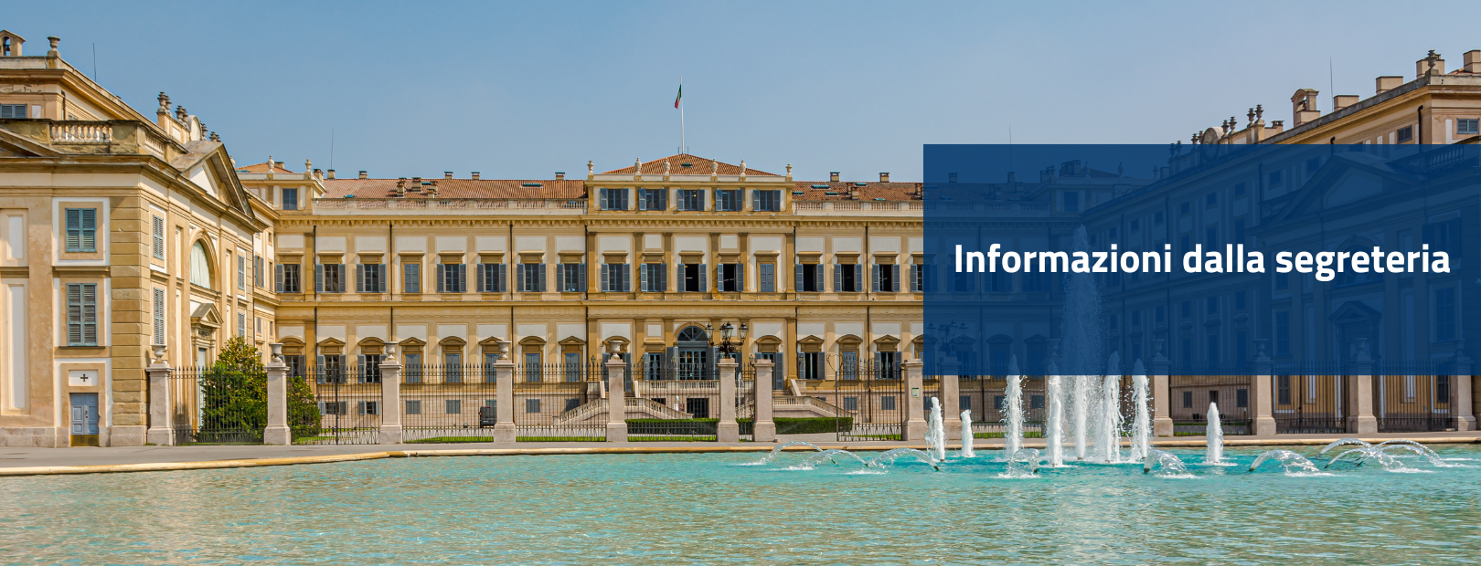 Clicca per accedere all'articolo Informazioni dalla segreteria